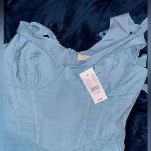 Light Blue Pacsun romper, size xs.
